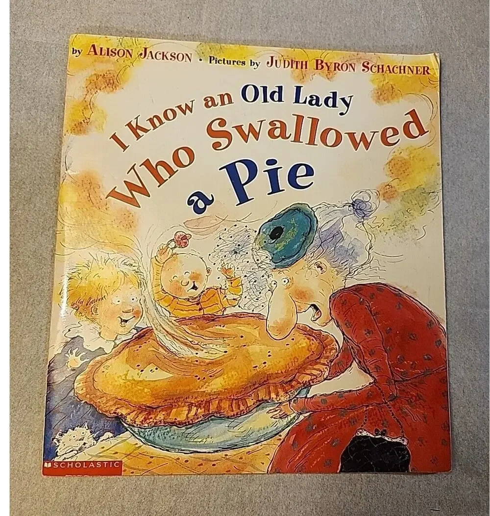 I Know an Old Lady Who Swallowed a Pie; P- paperback, Alison Jackson, 0140565957